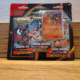 Pokémon Chaos Rising 3-Pack Blister met drie Chaos Rising booster packs en Charmeleon promotiekaart