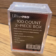 Ultra Pro 100 Count 2-Piece Box voor het veilig opbergen van Pokémon kaarten
