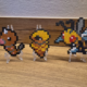 Wheedle, Kakuna en Beedrill gemaakt van strijkkralen door Gijs