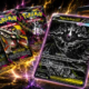 KaartKamer Pitch Black kluispromotie met Mega Darkrai ex en Pokémon booster packs in de kluis