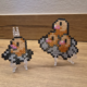 Diglett en Dugtrio Pokémon creaties gemaakt van strijkkralen