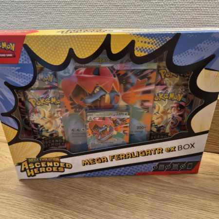 Pokémon Mega Evolution Ascended Heroes Mega Feraligatr ex Box met promokaart en booster packs