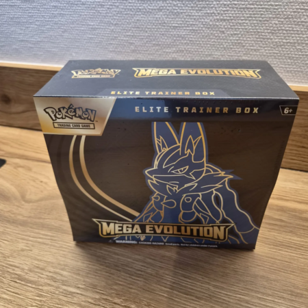 Pokémon Mega Evolution Elite Trainer Box met Mega Lucario artwork