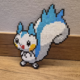 Handgemaakte Pokémon Pachirisu strijkkralen decoratie