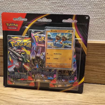 Pokémon Pitch Black 3-Pack Blister met Binacle promo kaart en 3 booster packs