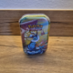 Pokémon Scarlet & Violet Prismatic Evolutions Mini Tin met Vaporeon artwork.