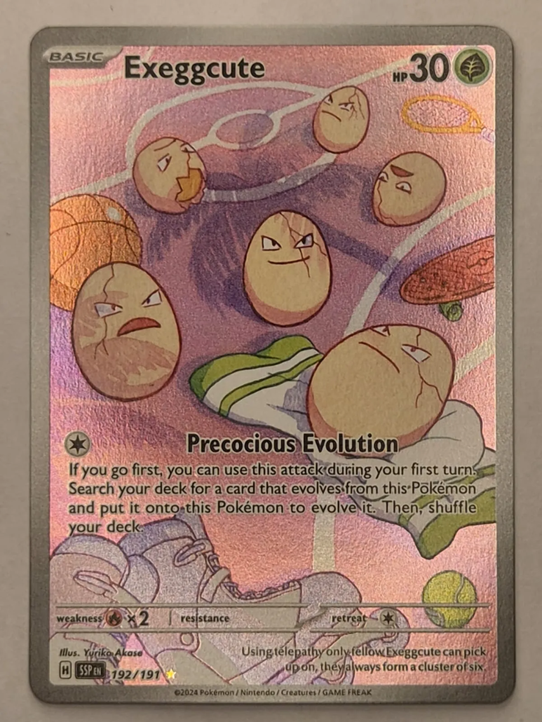 Exeggcute Illustration Rare 192/191