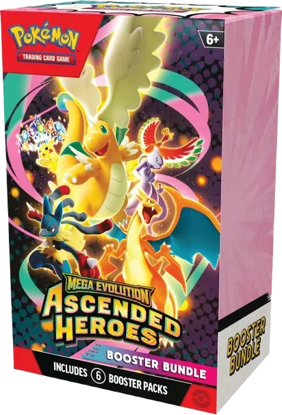 Pokémon TCG Mega Evolution Ascended Heroes Booster Bundle met 6 booster packs
