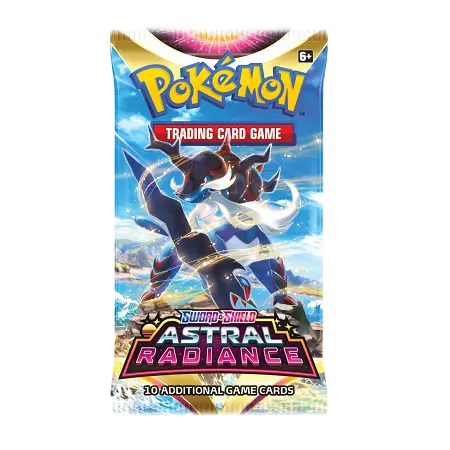 Pokémon Sword & Shield Astral Radiance Booster Pack met Hisuian Samurott artwork