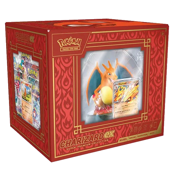 Pokémon Charizard ex Super-Premium Collection met Charizard figuur, promokaarten en booster packs