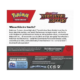 Achterkant van de Pokémon Destined Rivals Booster Box met officiële productinformatie