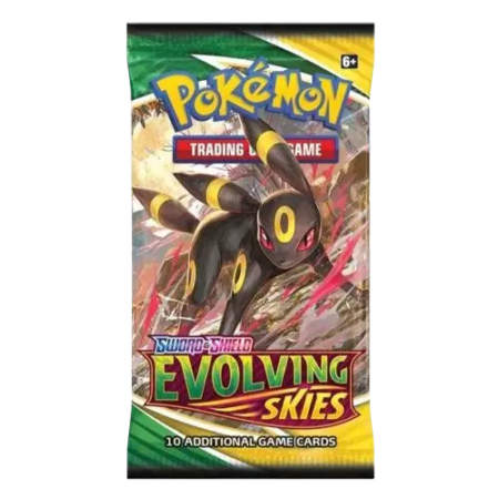 Pokémon Sword & Shield Evolving Skies Booster Pack met Umbreon artwork