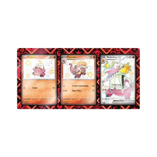 Fuecoco, Crocalor & Skeledirge ex Shiny Promo Set