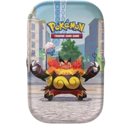 Pokémon Lumiose City Mini Tin met Emboar artwork