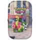 Pokémon Lumiose City Mini Tin met Meganium en Meowstic artwork