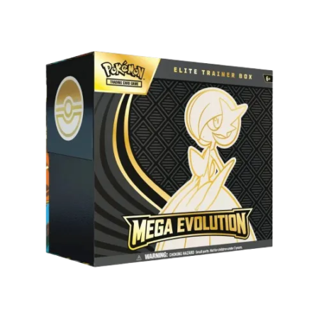 Voorkant van de Pokémon Mega Evolution Elite Trainer Box met Mega Gardevoir artwork