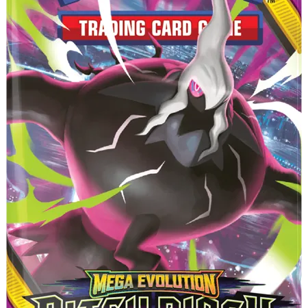 Pokémon TCG Mega Evolution Pitch Black Booster Pack met Mega Darkrai artwork