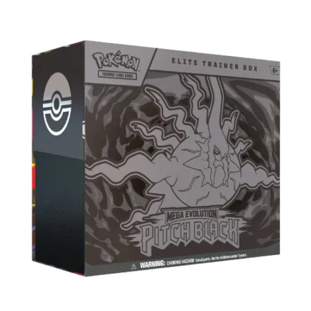 Voorkant van de Pokémon Mega Evolution Pitch Black Elite Trainer Box