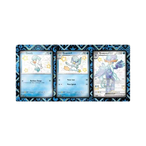 QuQuaxly, Quaxwell & Quaquaval ex Shiny Promo Set