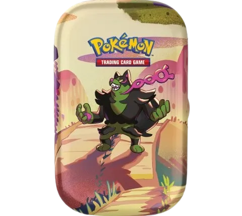 Pokémon Shrouded Fable Mini Tin met Okidogi artwork