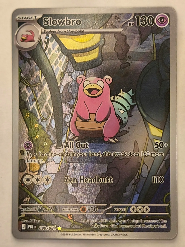 Slowbro 090/084 Illustration Rare uit Pokémon Mega Evolution Pitch Black