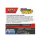 Achterkant van de Pokémon Surging Sparks Booster Box met officiële productinformatie