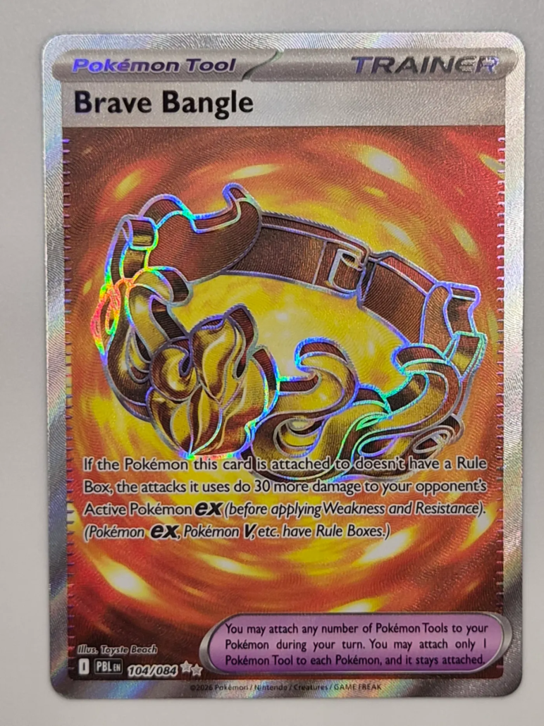 Voorkant van Brave Bangle 104/084 Ultra Rare uit Pitch Black