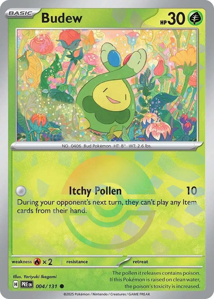 Budew 004/131 Scarlet & Violet—Prismatic Evolutions