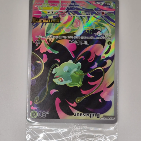 Voorkant van Bulbasaur 133/132 Illustration Rare uit Mega Evolution