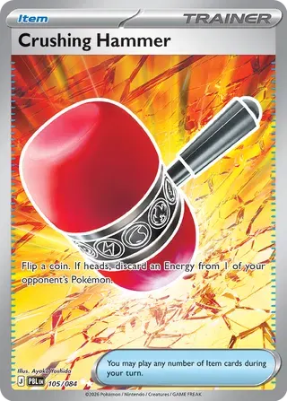 Voorkant van Crushing Hammer 105/084 Ultra Rare uit Pitch Black