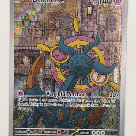 Voorkant van Dhelmise 091/084 Illustration Rare uit Pitch Black