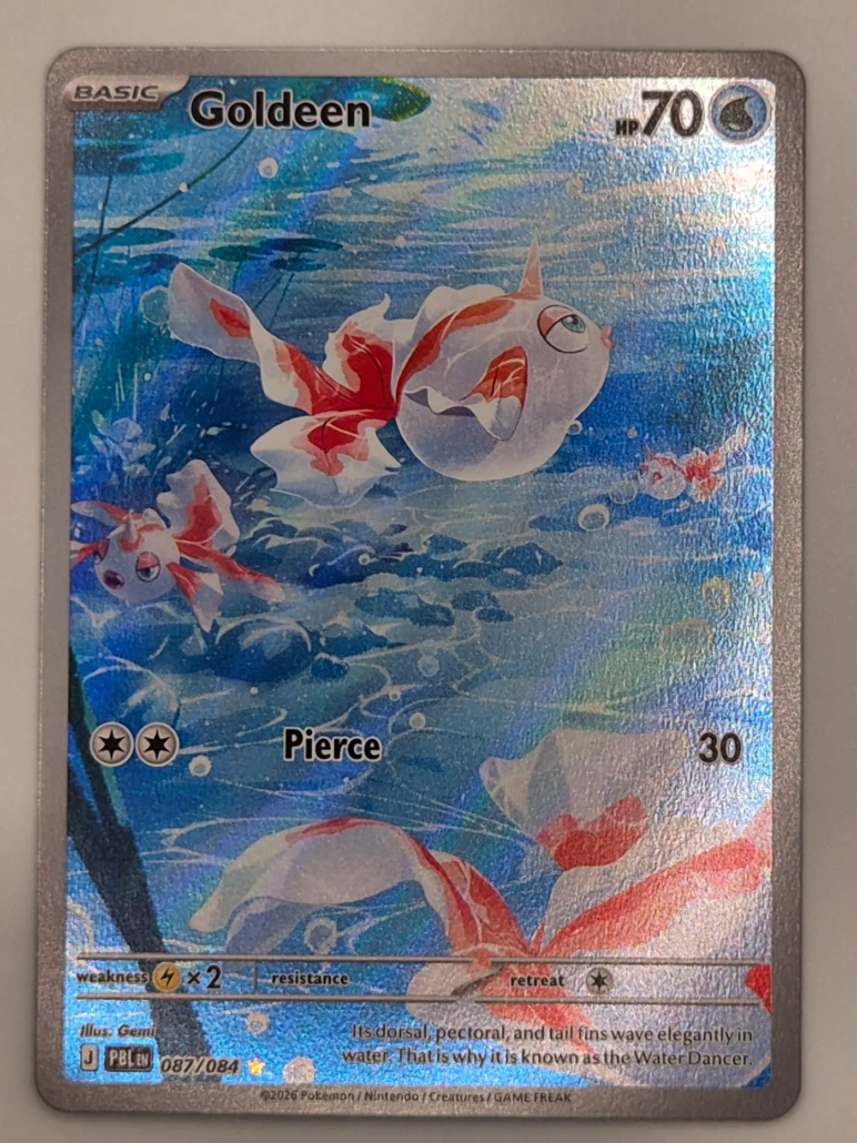 Voorkant van Goldeen 087 Illustration rare uit Pitch Black