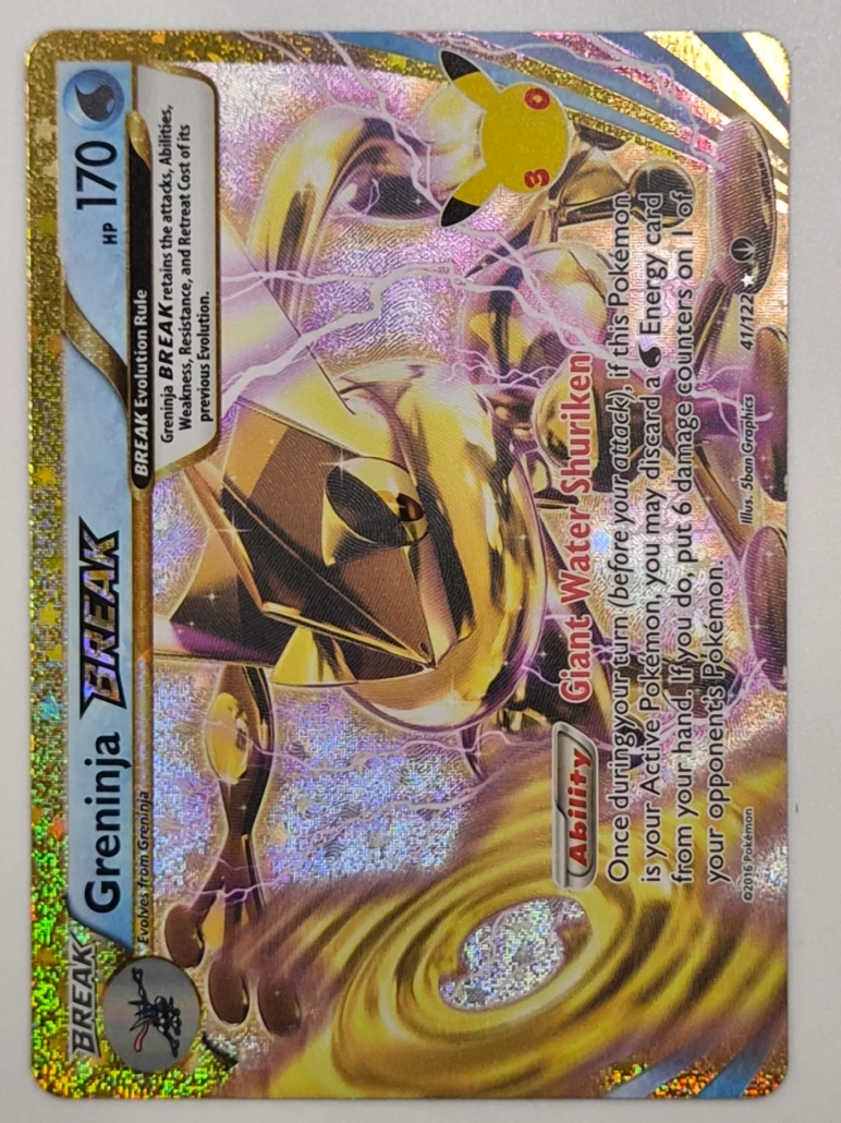 Voorkant van Greninja BREAK 41/122 Ultra Rare uit BREAKpoint