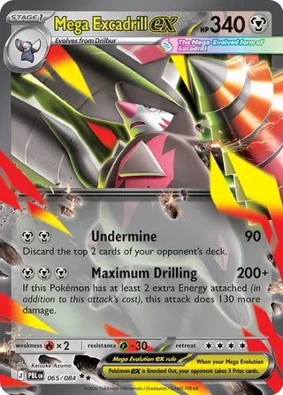 Mega Excadrill ex 065/084 – Pitch Black