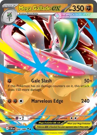 Mega Gallade ex 048/086 – Chaos Rising