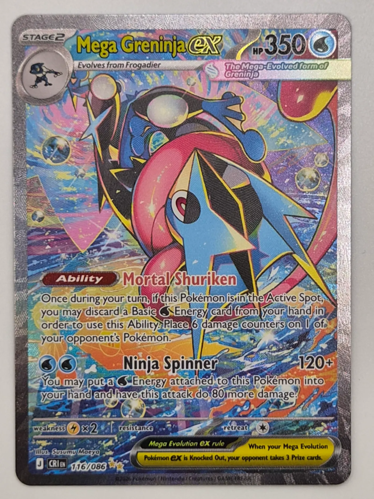 Mega Greninja ex 116/086 – Chaos Rising