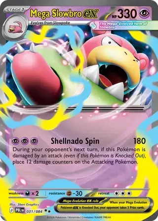 Mega Slowbro ex 031/084 – Pitch Black