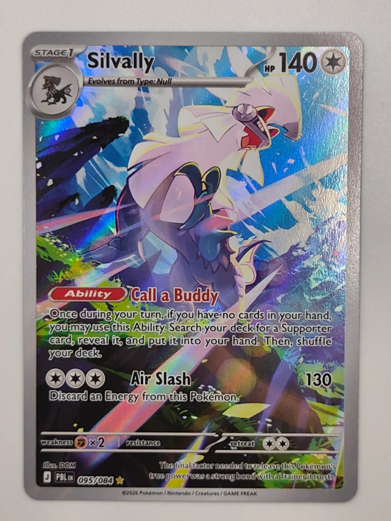 Voorkant van Silvally 095/084 Illustration Rare uit Pitch Black