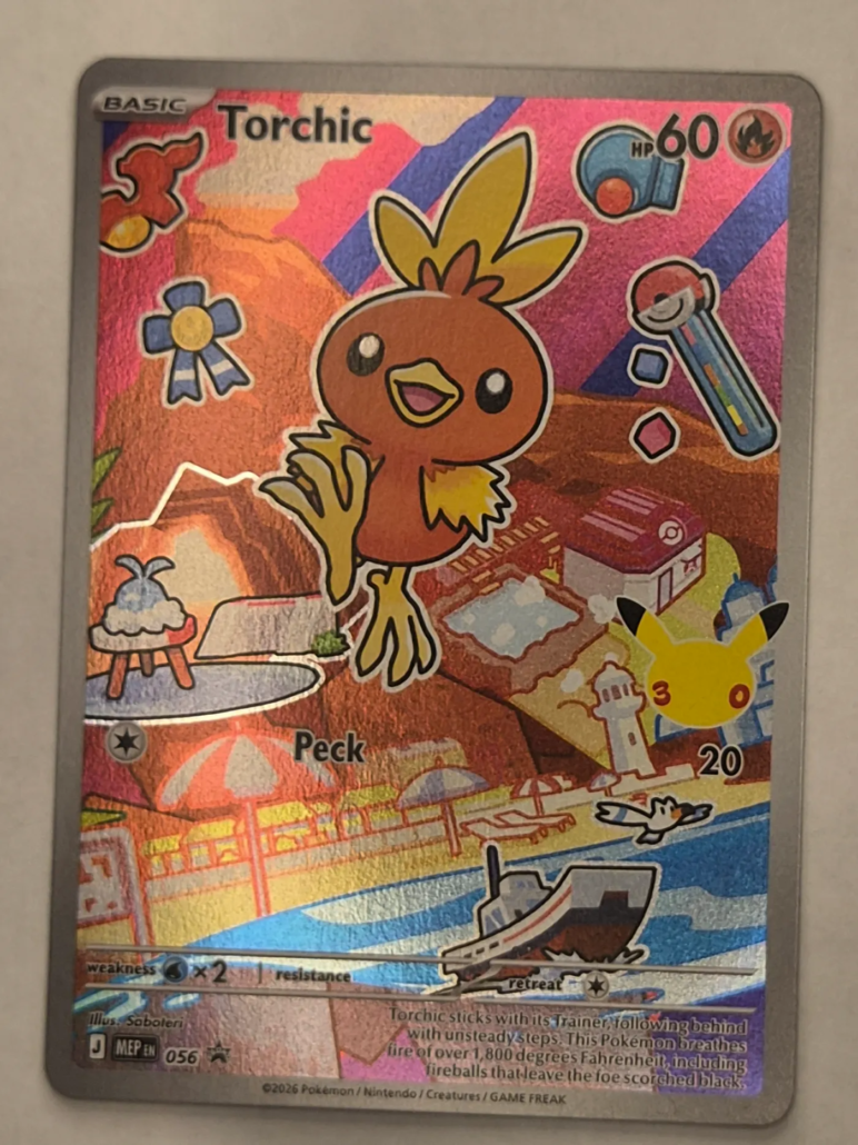 Voorkant van Torchic 056/000 Promo uit MEP Black Star Promos