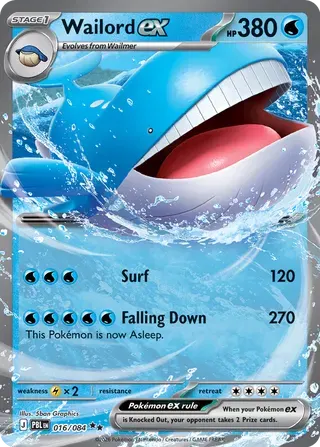 Wailord ex 016/084 – Pitch Black