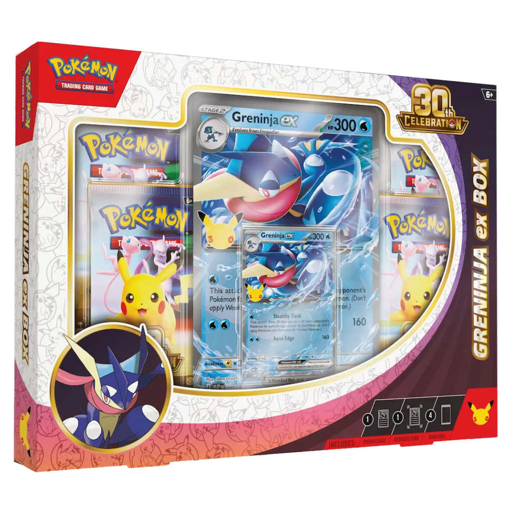 Pokémon TCG 30th Celebration Greninja ex Box