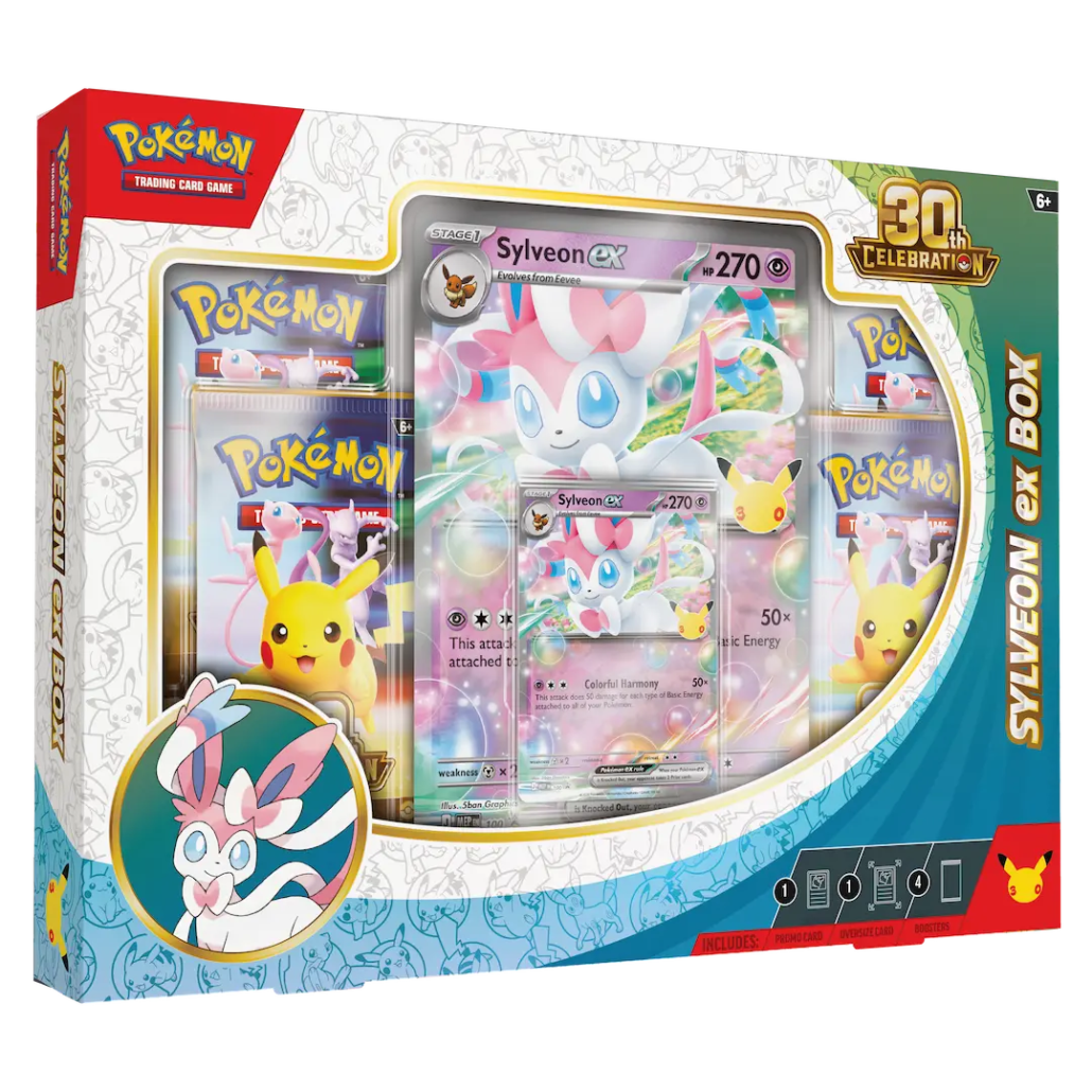 Pokémon TCG 30th Celebration Sylveon ex Box