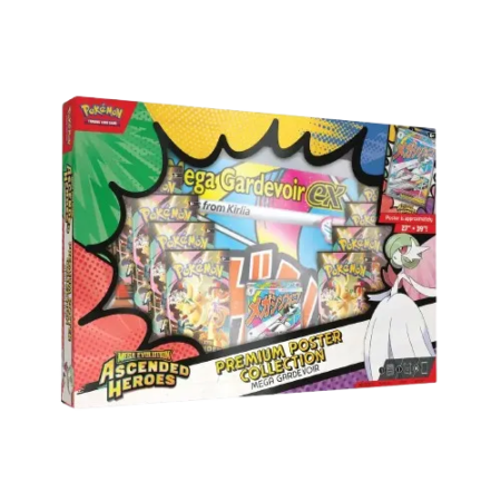 Pokémon Ascended Heroes Premium Poster Collection Mega Gardevoir ex voorkant