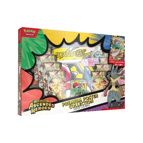 Ascended Heroes Mega Lucario ex Premium Poster Collection