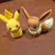 Pokémon Back to School gummetjes set met Pikachu en Eevee