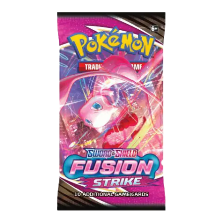Pokémon Sword & Shield Fusion Strike Booster Pack met Mew artwork