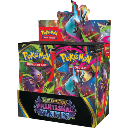 Pokémon Mega Evolution Phantasmal Flames Booster Box met 36 booster packs