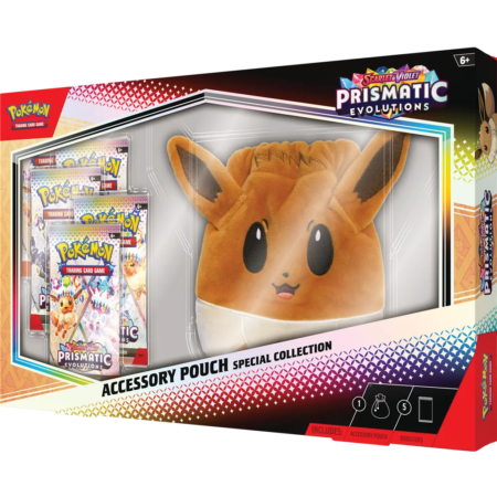 Pokémon Prismatic Evolutions Eevee Accessory Pouch Special Collection