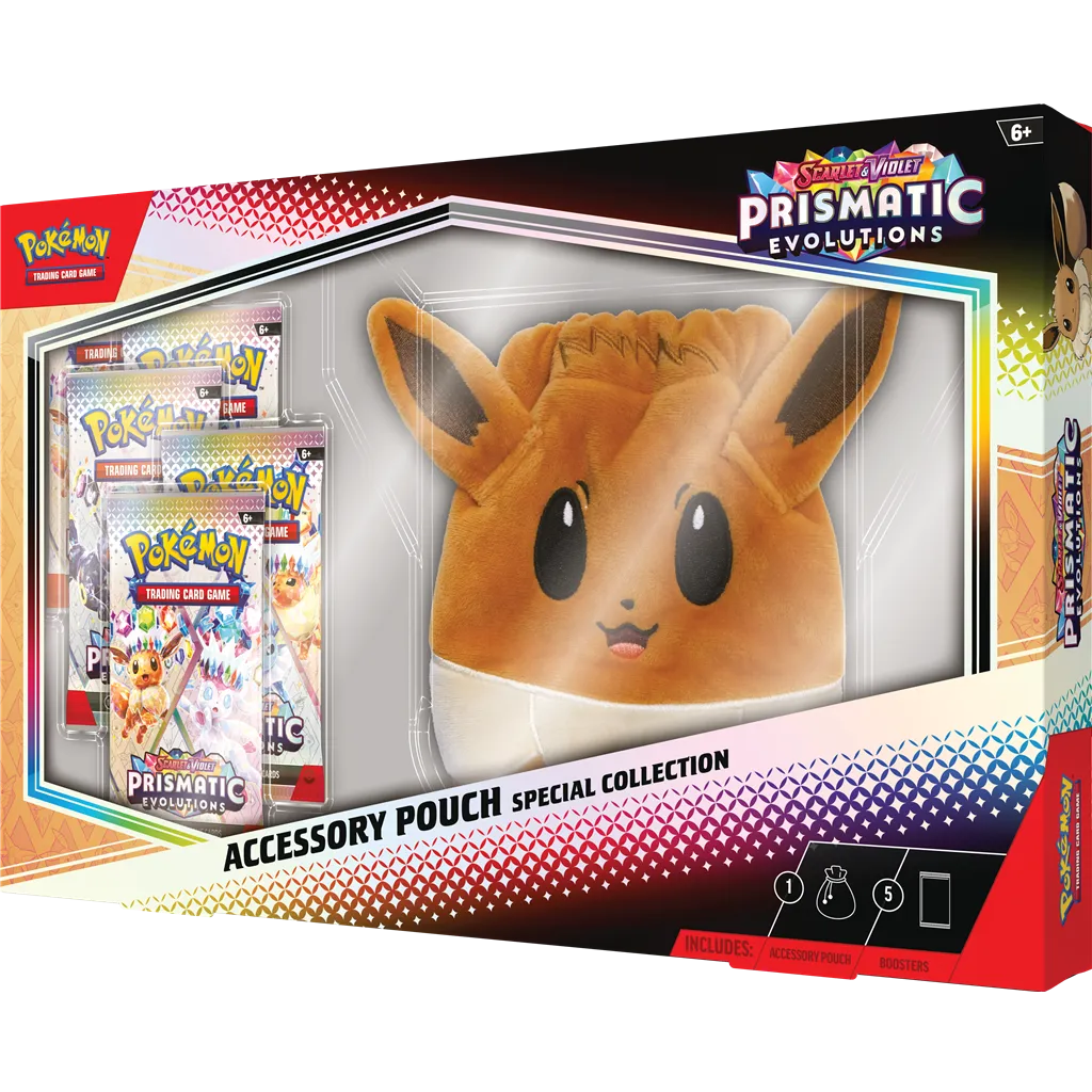 Pokémon Prismatic Evolutions Eevee Accessory Pouch Special Collection