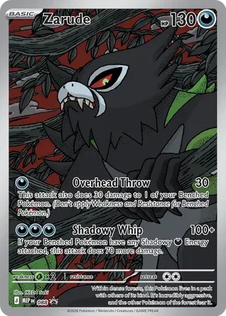 Voorkant van Zarude 088/MEP Promo uit Pokémon MEP Black Star Promos